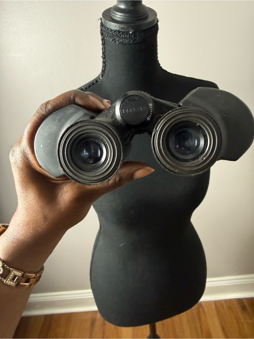 Classic Black Binoculars - Durable Outdoor Optics
